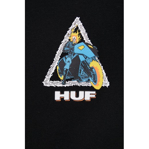 HUF bluza x Marvel męska kolor czarny z kapturem z nadrukiem Huf S ANSWEAR.com