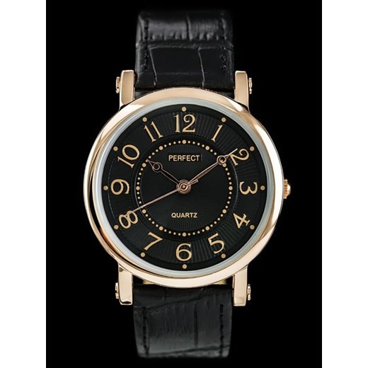 PERFECT A219 - black (zp745c) zegarki-cc czarny kolorowe