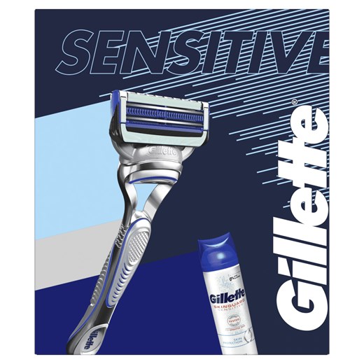 Gillette Zestaw podarunkowy: maszynka do golenia Skinguard + żel do golenia Gillette Mall wyprzedaż