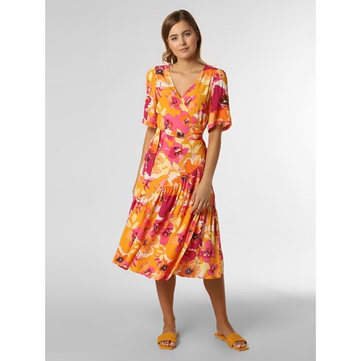 Y.A.S Sukienka damska Kobiety wiskoza pomarańczowy wzorzysty ze sklepu vangraaf w kategorii Sukienki - zdjęcie 139335451
