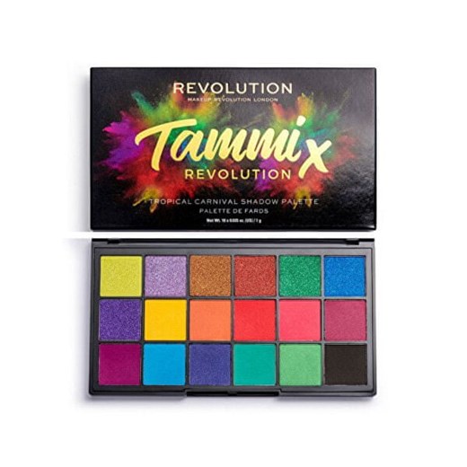 Makeup Revolution Paleta cieni do powiek x Tammi Tropical Carnival 18 g Makeup Revolution Mall