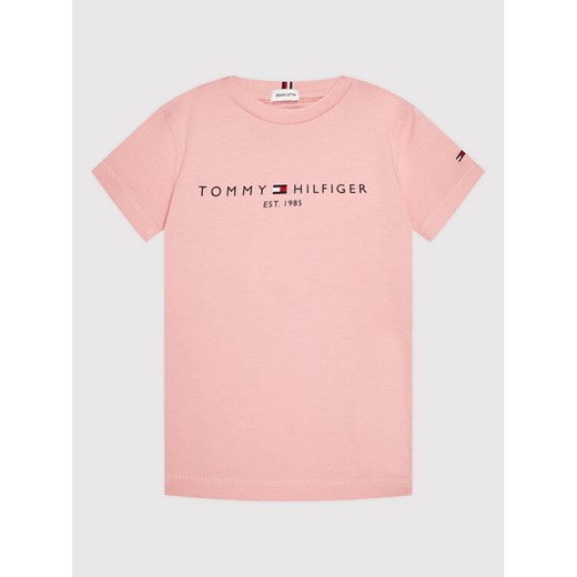 Tommy Hilfiger T-Shirt Essential KS0KS00201 D Różowy Regular Fit Tommy Hilfiger 14Y MODIVO