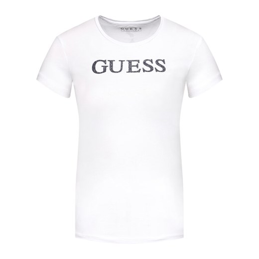 Guess T-Shirt Miriana W1RI9G J1300 Biały Slim Fit Guess L okazja MODIVO