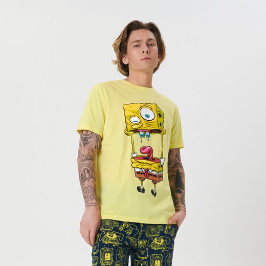 Sinsay - Koszulka SpongeBob - Żółty Sinsay S Sinsay