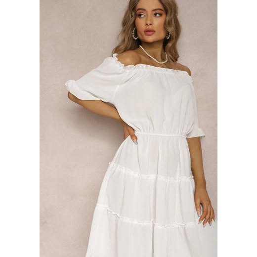 Biała Sukienka Alcinca Renee M Renee odzież