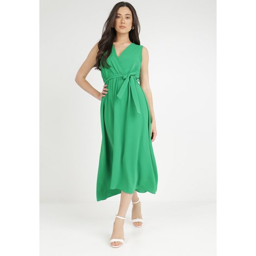 Zielona Sukienka Iolaera ze sklepu Born2be Odzież w kategorii Sukienki - zdjęcie 139394913