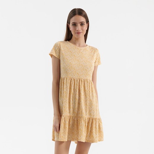 Sukienka babydoll w kwiaty - Wielobarwny House XS House