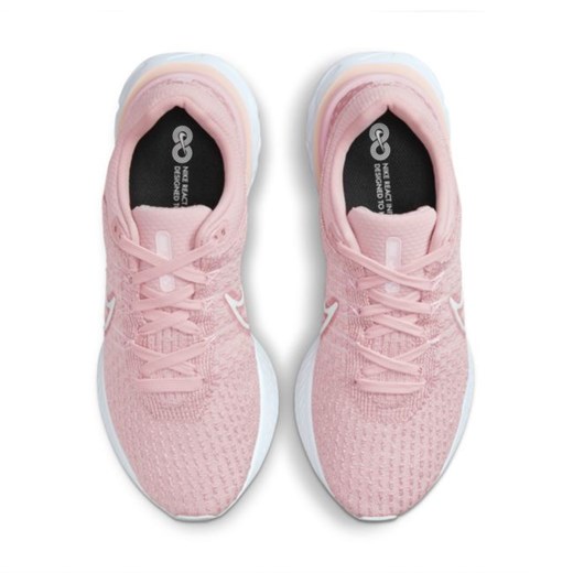 Damskie buty do biegania po asfalcie Nike React Infinity Run Flyknit 3 - Różowy Nike 35.5 Nike poland