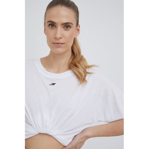 Tommy Hilfiger t-shirt damski kolor biały Tommy Hilfiger L ANSWEAR.com
