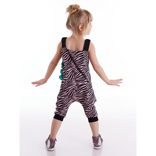 Kombinezon "Zebra" w kolorze jasnoróżowo-czarnym Deno Kids 110 okazja Limango Polska