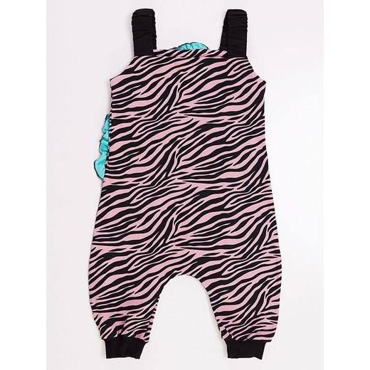 Kombinezon "Zebra" w kolorze jasnoróżowo-czarnym Deno Kids 110 wyprzedaż Limango Polska