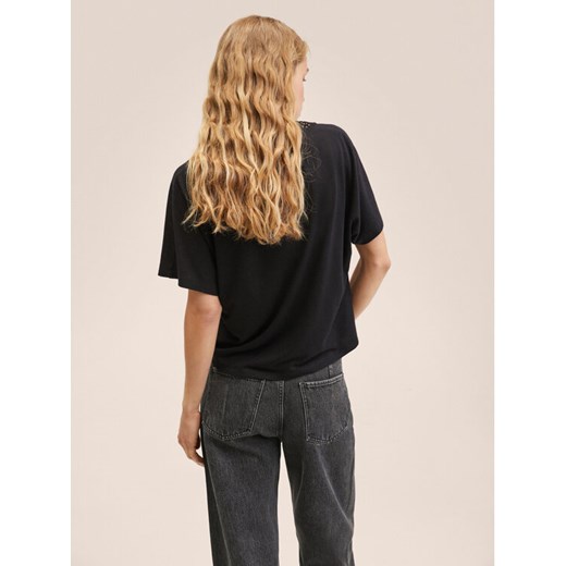 Mango Bluzka Boho 27009075 Czarny Regular Fit Mango M MODIVO