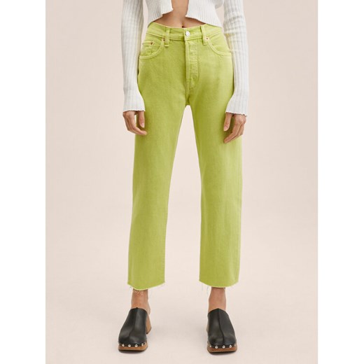 Mango Jeansy Havana 27015763 Zielony Straight Fit Mango 36 MODIVO