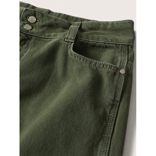 Mango Jeansy Emily 27047887 Zielony Straight Fit Mango 46 MODIVO