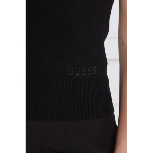 GUESS JEANS Bluzka ZELINDA TN TOP SWTR S Gomez Fashion Store