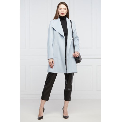 BOSS Wełniany płaszcz Cinesi | z dodatkiem kaszmiru 42 Gomez Fashion Store