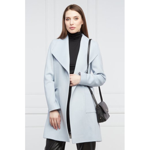BOSS Wełniany płaszcz Cinesi | z dodatkiem kaszmiru 36 Gomez Fashion Store