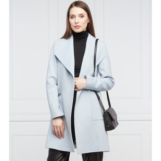 BOSS Wełniany płaszcz Cinesi | z dodatkiem kaszmiru 40 Gomez Fashion Store