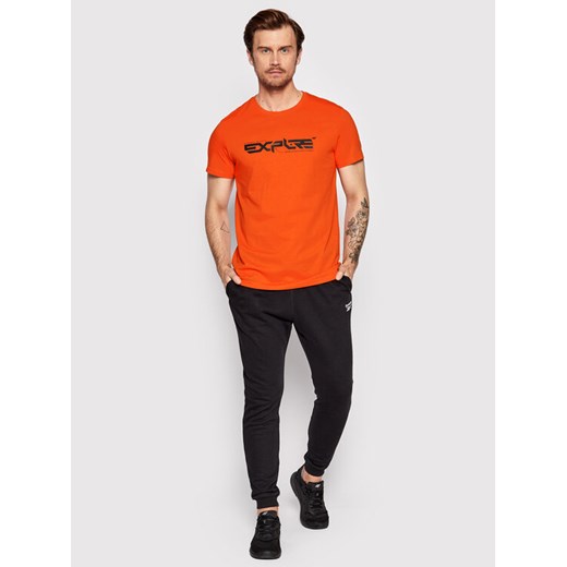 4F T-Shirt H4L22-TSM010 Pomarańczowy Regular Fit XXL promocja MODIVO