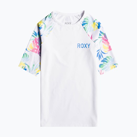 Koszulka do pływania dziecięca Roxy Rash Vest biała ERGWR03285-WBB8 | WYSYŁKA W 6 (XXS) sportano.pl
