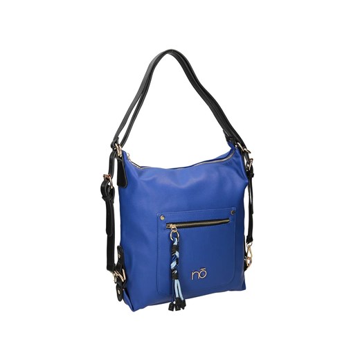 Niebieska torebka na ramię Nobo z kieszonkami Uniwersalny promocyjna cena NOBOBAGS.COM