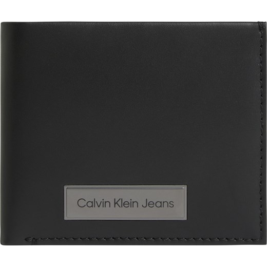 CALVIN KLEIN BEZPIECZNY PORTFEL MĘSKI INST RFID BIFOLD W/COIN BLACK K50K509504 UNI promocyjna cena messimo