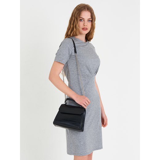GATE Jednokolorowa torebka crossbody damska wykonana z imitacji skóry uni Gate uni wyprzedaż gateshop