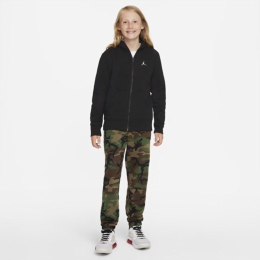 Rozpinana bluza z kapturem dla dużych dzieci (chłopców) Jordan - Czerń Jordan S Nike poland