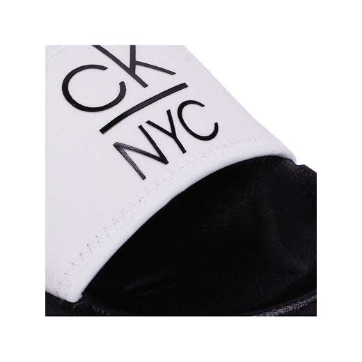 Calvin Klein Swimwear Klapki Slide KW0KW01054 Biały 39_40 okazja MODIVO
