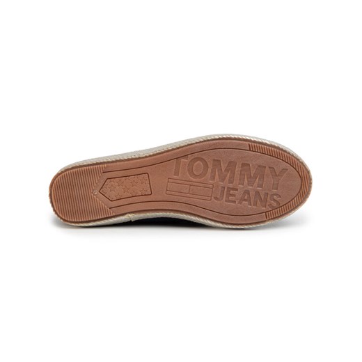 Tommy Jeans Espadryle Metallic Flexible Espadrille EN0EN00879 Granatowy Tommy Jeans 40 promocyjna cena MODIVO