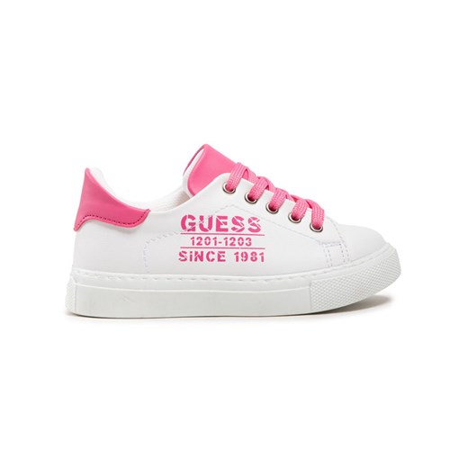 Guess Sneakersy Andrea FI5AND ELE12 Biały Guess 30 okazyjna cena MODIVO