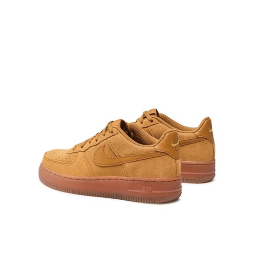 Nike Buty Air Force 1 Lv8 3 (Gs) BQ5485 700 Brązowy Nike 37_5 MODIVO wyprzedaż