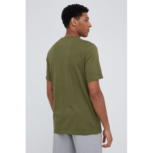 adidas t-shirt bawełniany kolor zielony z nadrukiem XL ANSWEAR.com