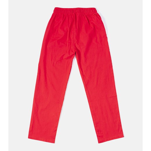 Czerwone proste spodnie Sasja 4XL/5XL gemre