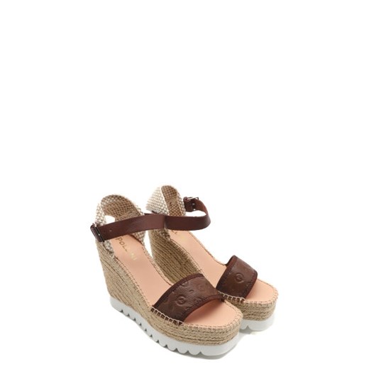 Pollini Skórzane sandały 41 Gomez Fashion Store