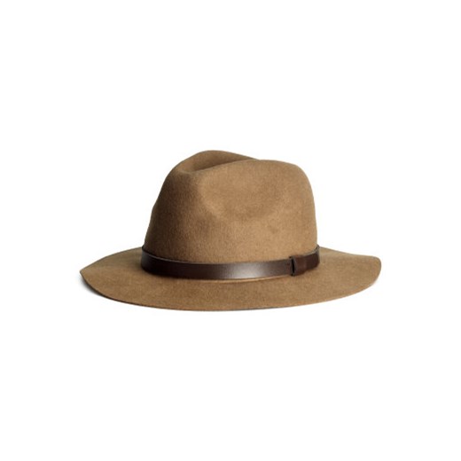  Wełniany kapelusz  h-m brazowy kapelusz