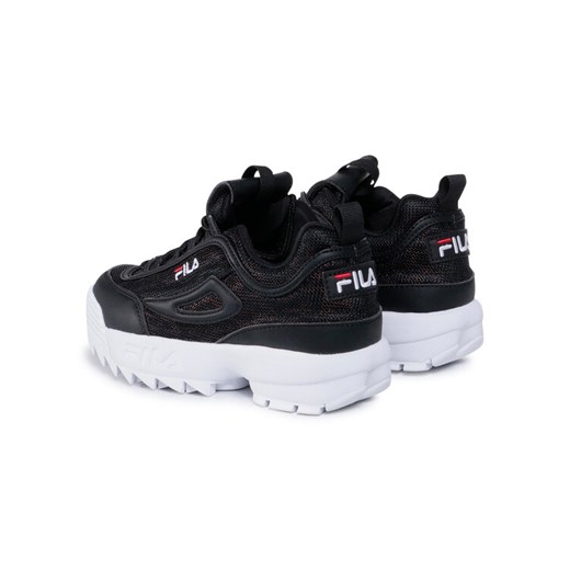 Fila Sneakersy Disruptor A Kids 1011082.15C Czarny Fila 37 wyprzedaż MODIVO