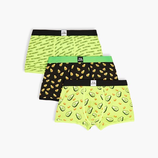 Cropp - Bokserki w awokado 3 pack - Zielony Cropp S okazja Cropp