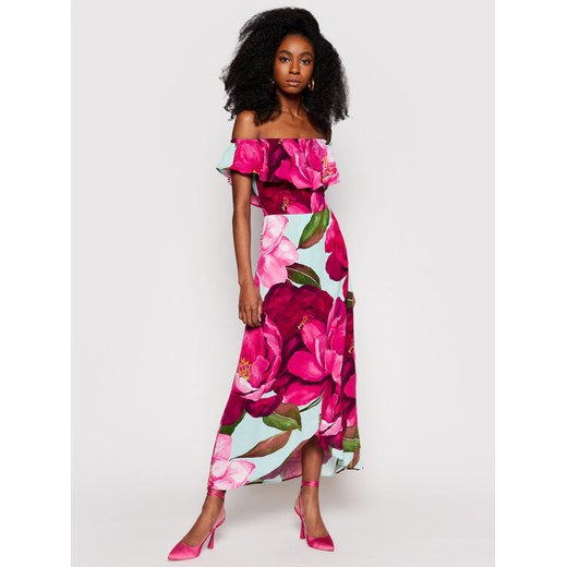 Desigual Sukienka letnia Arles 21SWVWAN Różowy Regular Fit Desigual L MODIVO okazyjna cena