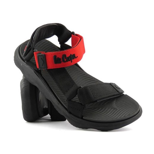Sportowe sandały damskie na rzepy - Lee Cooper LCW-22-34-0954, czarne Lee Cooper 36 ulubioneobuwie