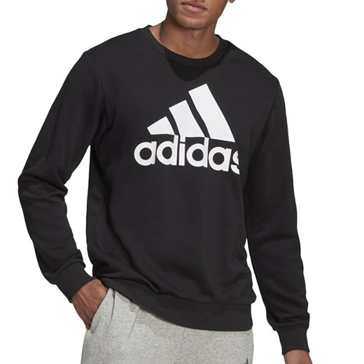 Bluza adidas Sportswear Essentials Big Logo GK9076 - czarna ze sklepu streetstyle24.pl w kategorii Bluzy męskie - zdjęcie 139764684