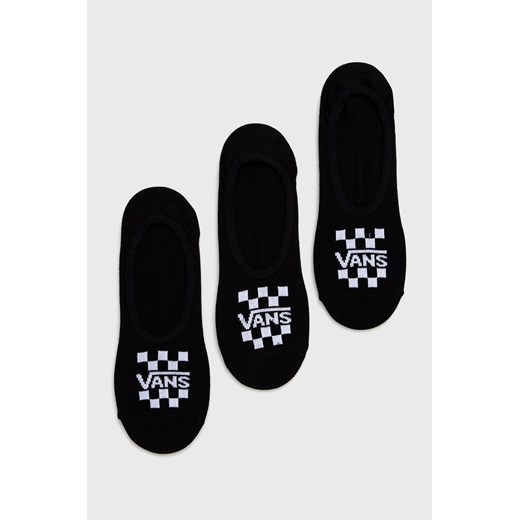 Vans skarpetki (3-pack) męskie kolor czarny VN0A7S9BBLK1-BLACK ze sklepu ANSWEAR.com w kategorii Skarpetki męskie - zdjęcie 139785422