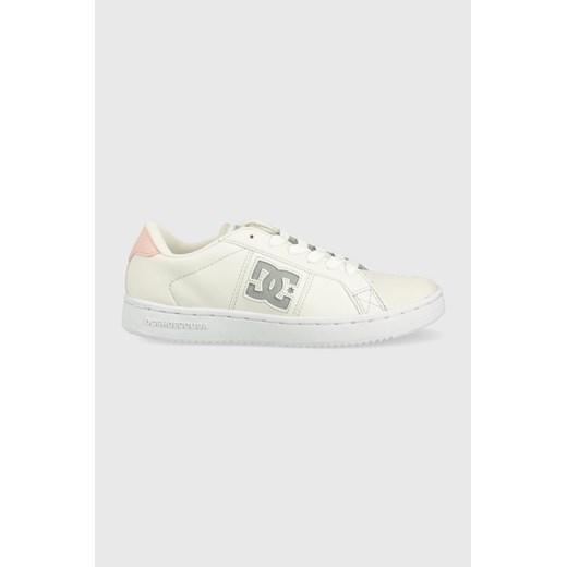 DC sneakersy skórzane kolor beżowy ze sklepu ANSWEAR.com w kategorii Trampki damskie - zdjęcie 139785924