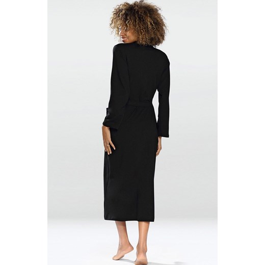 Melissa podomka/szlafrok, Kolor czarny, Rozmiar S, DKaren ze sklepu Intymna w kategorii Szlafroki damskie - zdjęcie 139824162