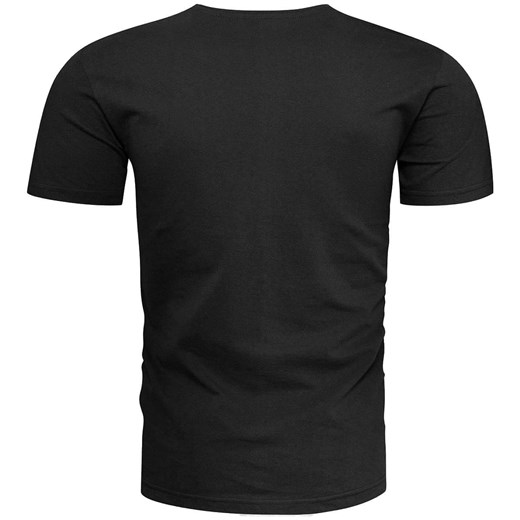 Koszulka męska t-shirt z printem czarny Recea Recea XXXL Recea.pl