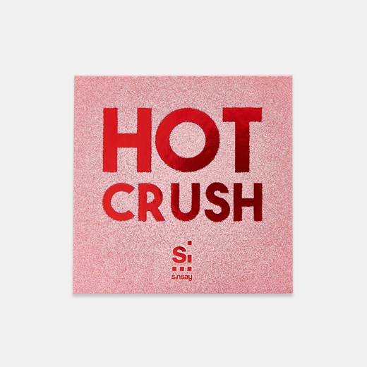 Sinsay - Paleta cieni do powiek Hot Crush - Czerwony Sinsay Jeden rozmiar wyprzedaż Sinsay