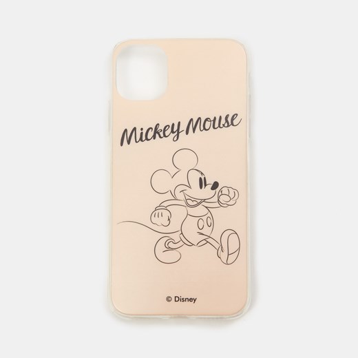 Sinsay - Etui iPhone 11/XR Pro Myszka Miki - Kremowy Sinsay Jeden rozmiar Sinsay okazyjna cena