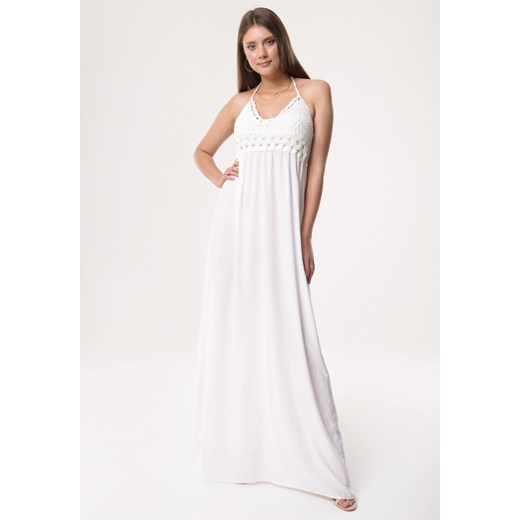 Biała Sukienka Contradance ze sklepu Born2be Odzież w kategorii Sukienki - zdjęcie 139882592