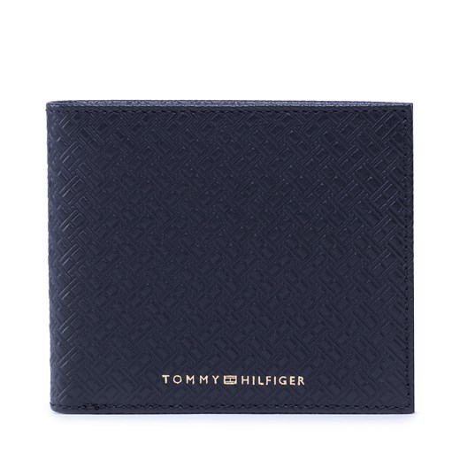 Duży Portfel Męski TOMMY HILFIGER - Premium Leather Mono Cc And Coin AM0AM08729 Tommy Hilfiger  promocja eobuwie.pl