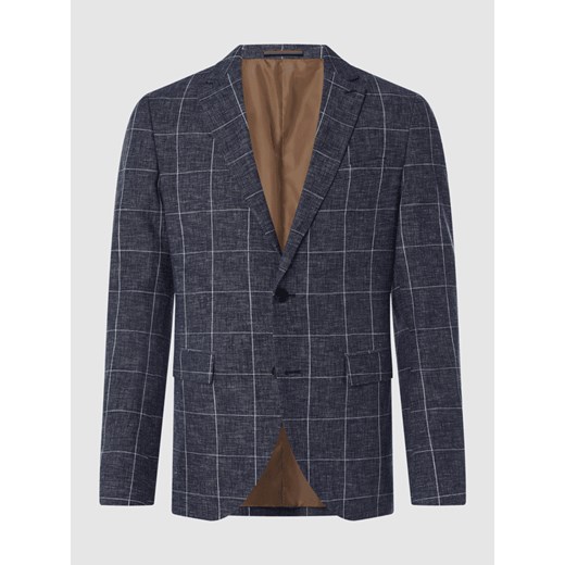 Marynarka na 2 guziki z mieszanki bawełny i lnu model ‘George’ Matinique 54 Peek&Cloppenburg